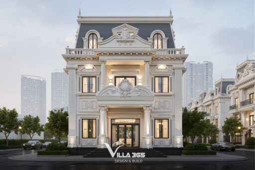 Biệt thự tân cổ điển 2 tầng 1 tum 01