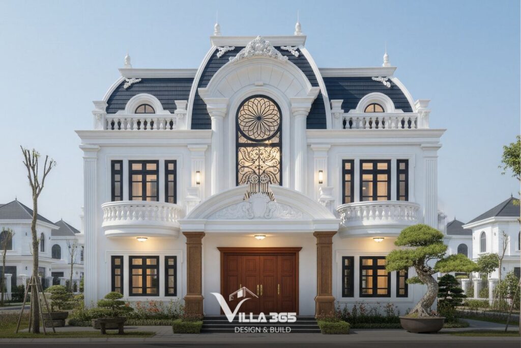 Biệt thự tân cổ điển 2 tầng 1 tum 03