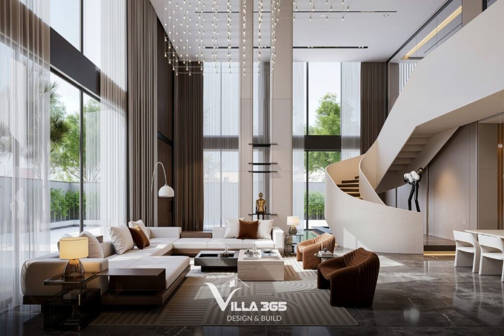 Dịch vụ thiết kế thi công nội thất biệt thự 01