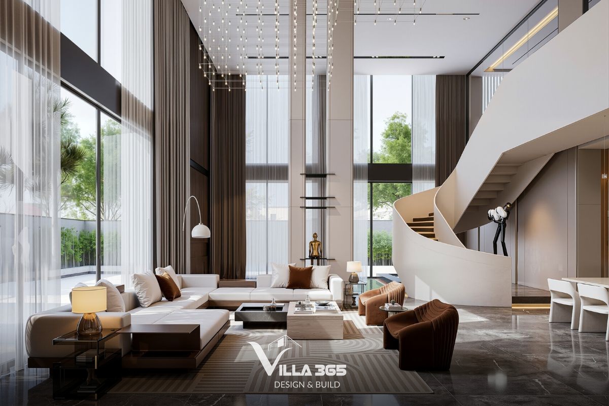 Dịch vụ thiết kế thi công nội thất biệt thự 01