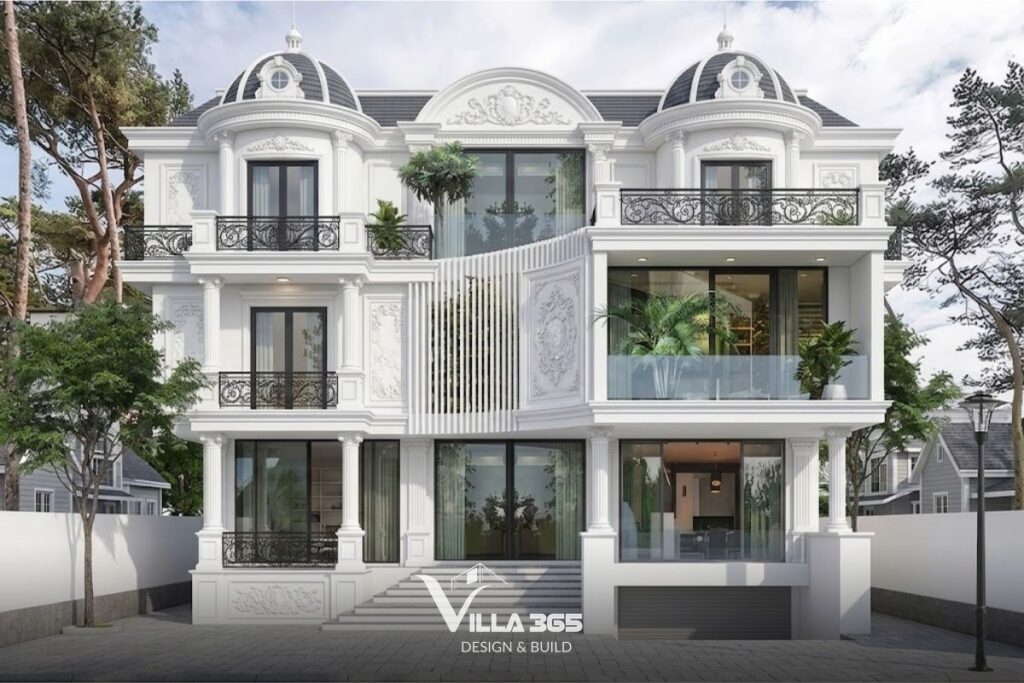 Mẫu biệt thự 3 tầng 01