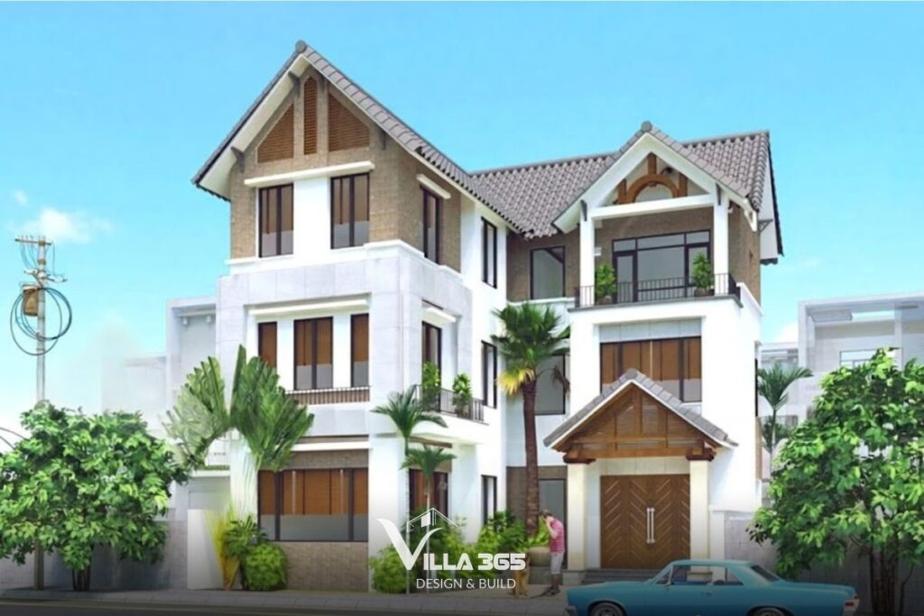 Mẫu biệt thự 3 tầng 05