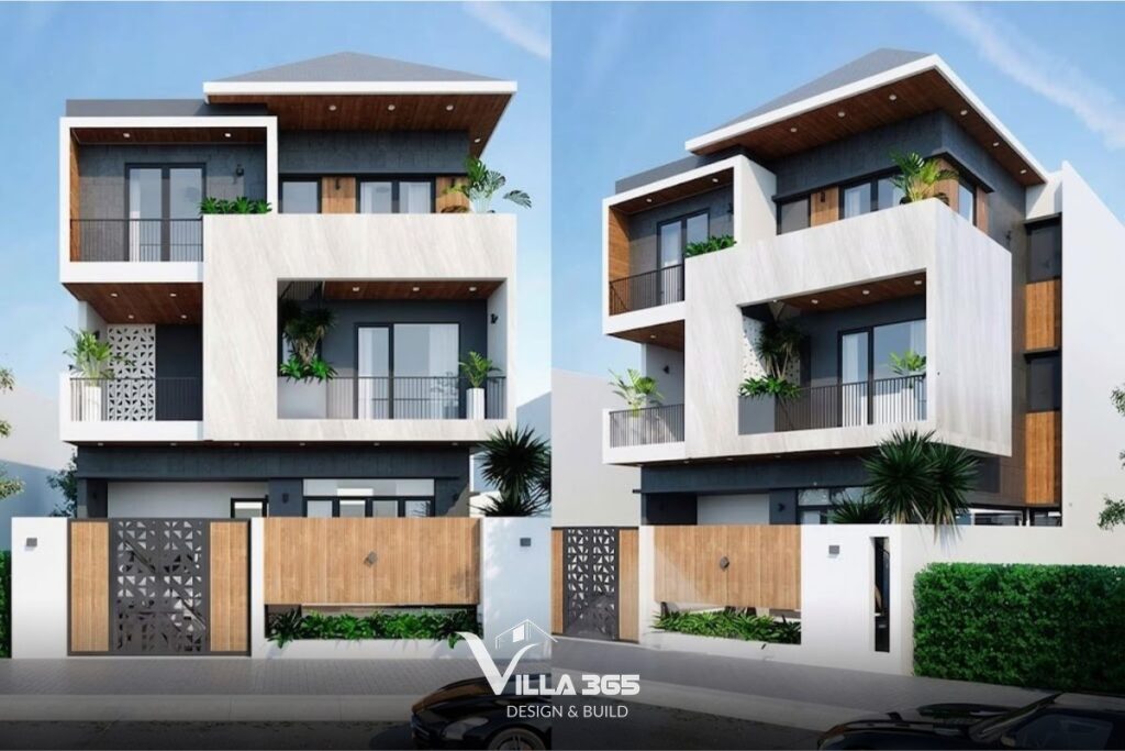 Mẫu biệt thự 3 tầng 09