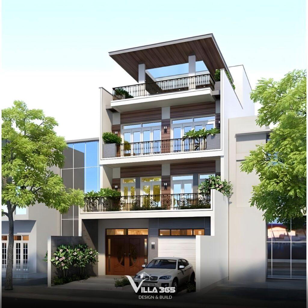 Mẫu biệt thự 4 tầng 10