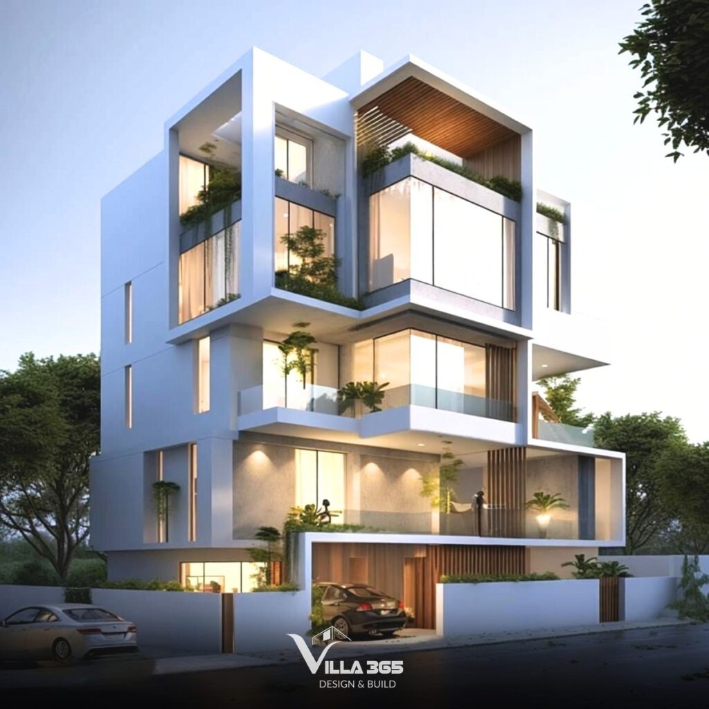 Mẫu biệt thự 4 tầng 11