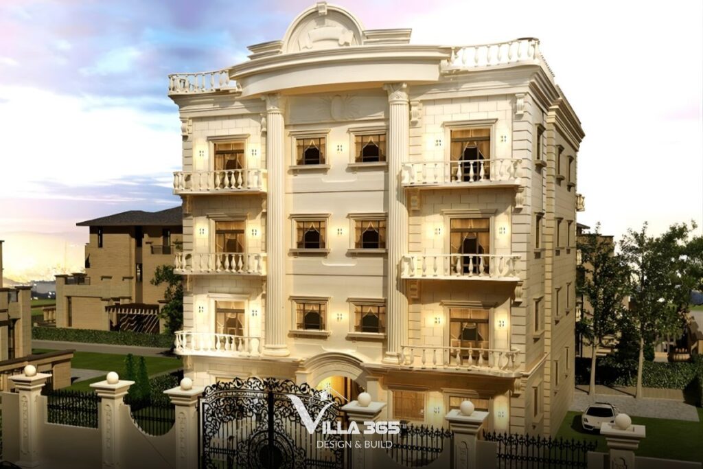 Mẫu biệt thự 4 tầng 12