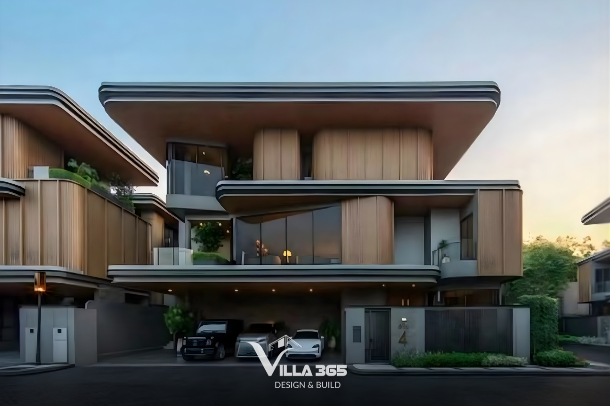 Phong cách biệt thự hiện đại dễ tích hợp công nghệ thông minh, năng lượng tái tạo nhờ cấu trúc đơn giản và không gian mở