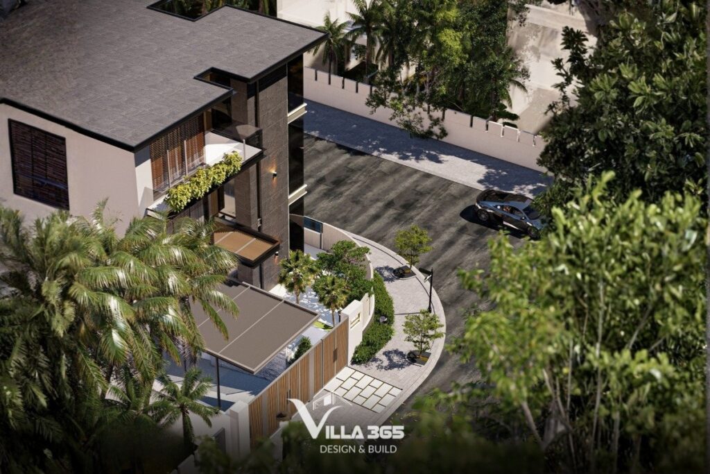 biệt thự hiện đại layered villa