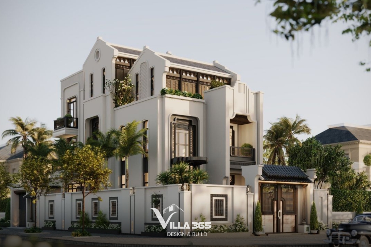 Gói dự toán tính toán chi phí dựa trên đơn giá xây thô, vật liệu hoàn thiện và độ phức tạp phong cách