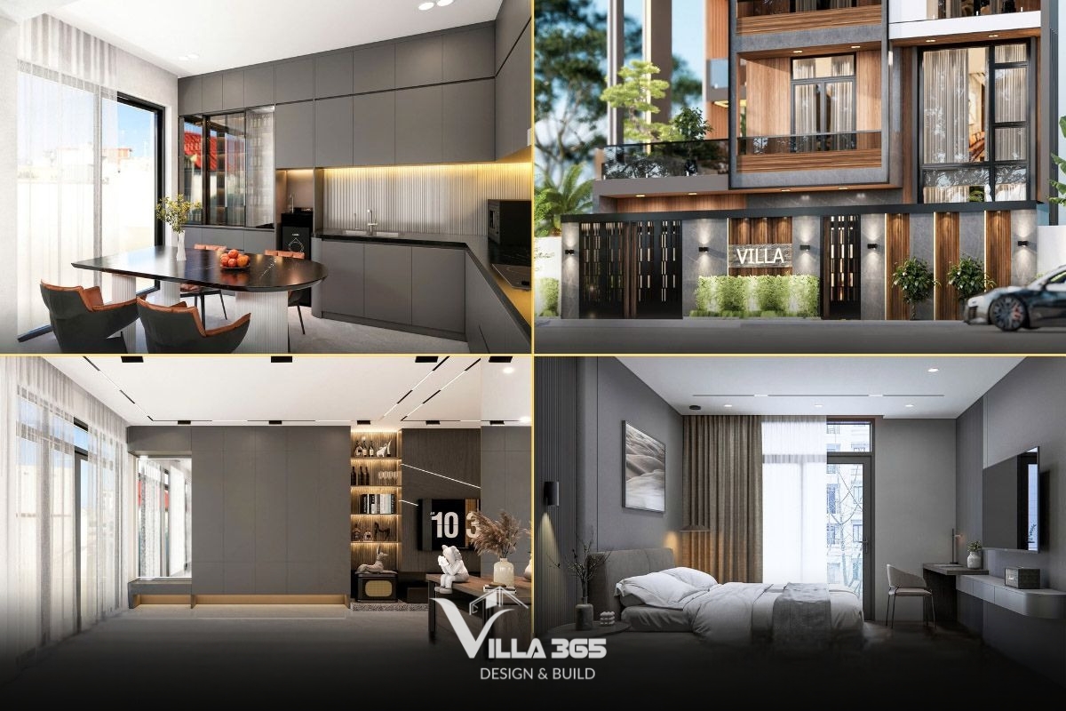 Biệt thự mái Nhật 445m² với yêu cầu đặt ra là chống nóng hiệu quả và kết nối với thiên nhiên