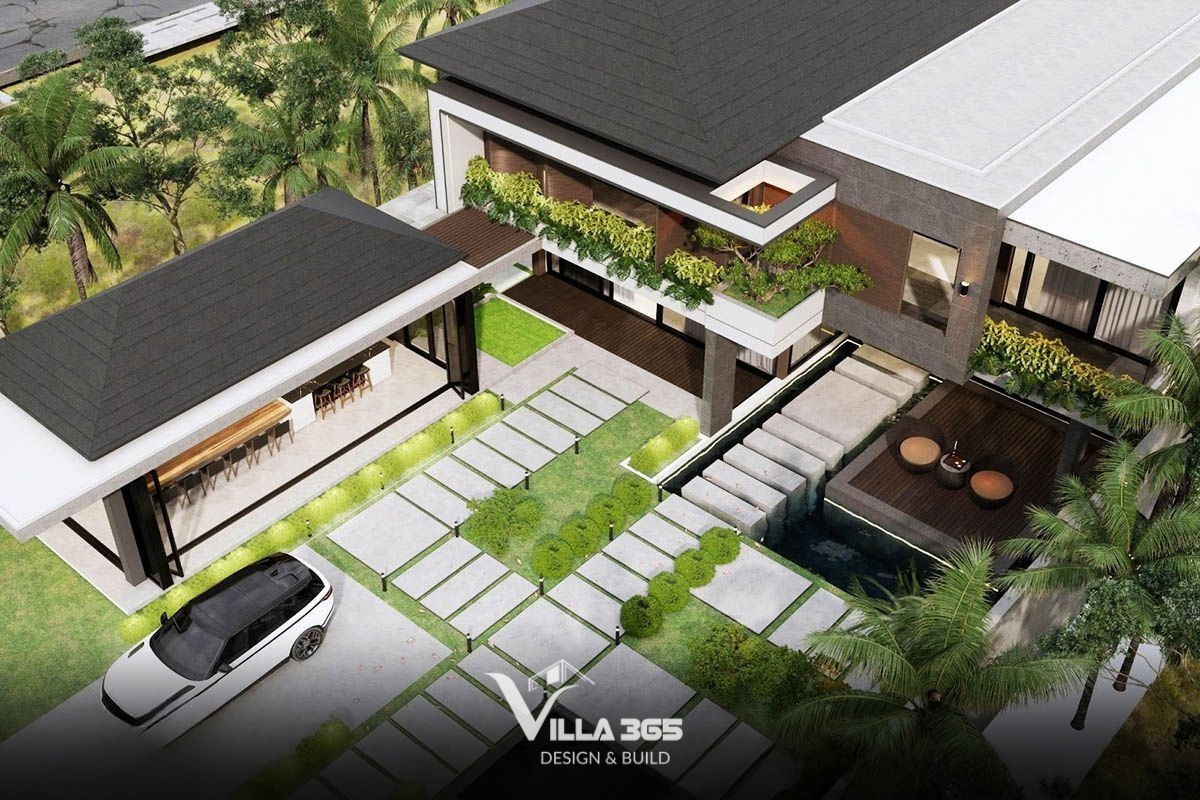 Phong cách biệt thự hiện đại có chi phí hợp lý, dễ bảo trì, phù hợp lối sống năng động của gia đình trẻ