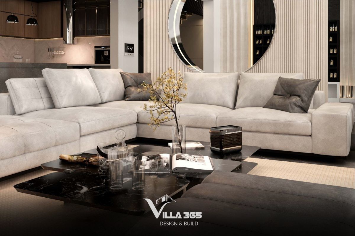 Tỷ lệ chiều dài, rộng, cao cân đối mang lại cảm giác hài hòa cho biệt thự