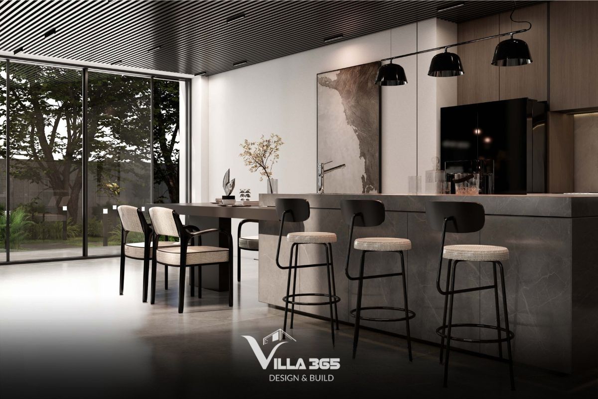 Phòng khách gần cửa chính đón khí tốt, bếp tránh đối diện cửa chính, phòng ngủ ở vị trí yên tĩnh