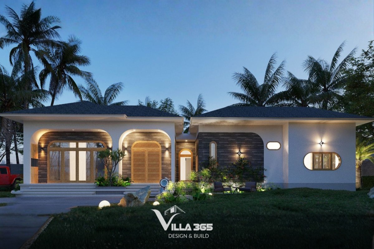 Biệt thự hiện đại vườn phù hợp gia đình có trẻ nhỏ, yêu không gian xanh và muốn nghỉ ngơi thư giãn tại nhà