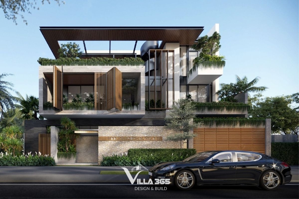 Biệt thự phong cách tropical – không gian sống nghỉ dưỡng giữa thiên nhiên ngay tại ngôi nhà của bạn