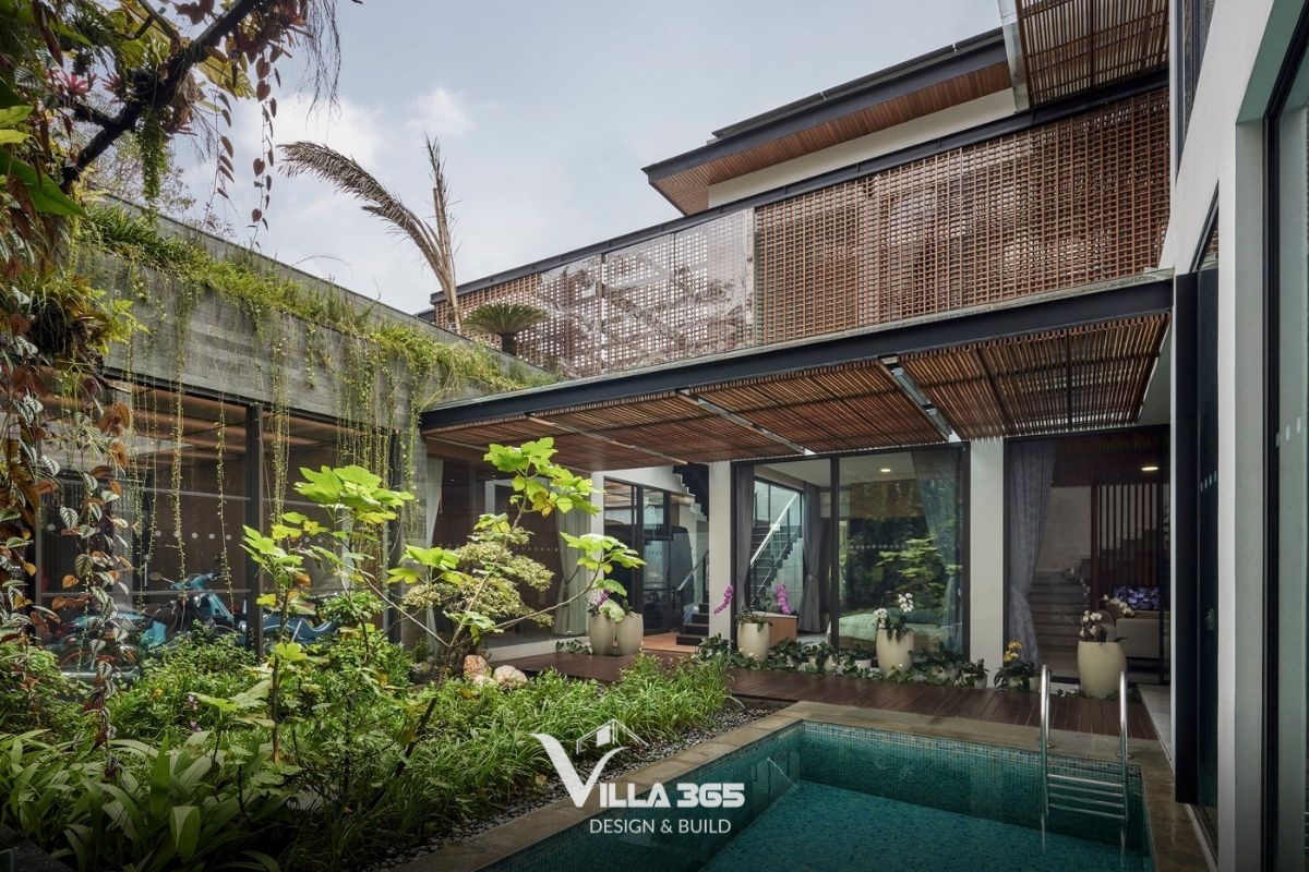 Thiết kế biệt thự phong cách Tropical không nhất thiết đắt hơn biệt thự hiện đại nếu bạn biết cách chọn vật liệu phù hợp