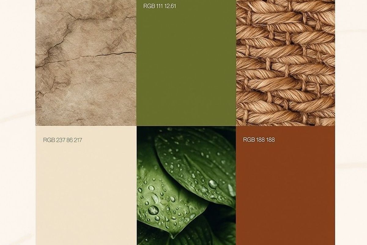 Bất kỳ không gian Tropical chuẩn nào cũng được xây dựng trên ba nhóm: màu chủ đạo, màu nền và màu nhấn 