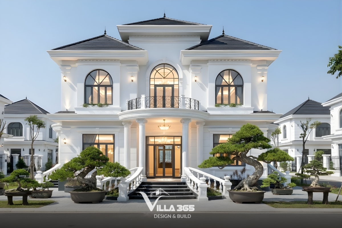 Vẻ quyền quý và đẳng cấp được thể hiện trọn vẹn qua phong cách Tân cổ điển