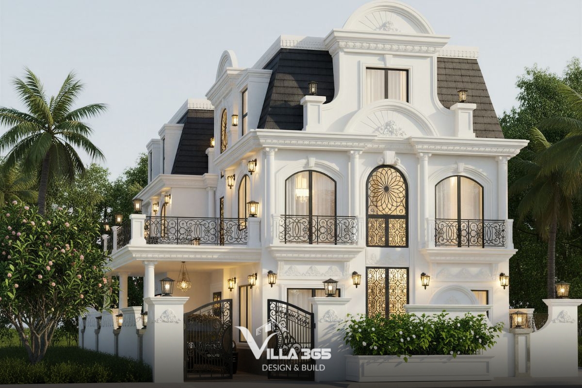 Biệt thự tân cổ điển là lựa chọn của những gia chủ muốn thiết kế xây dựng biệt thự quận Thủ Đức mang dấu ấn đẳng cấp vượt thời gian