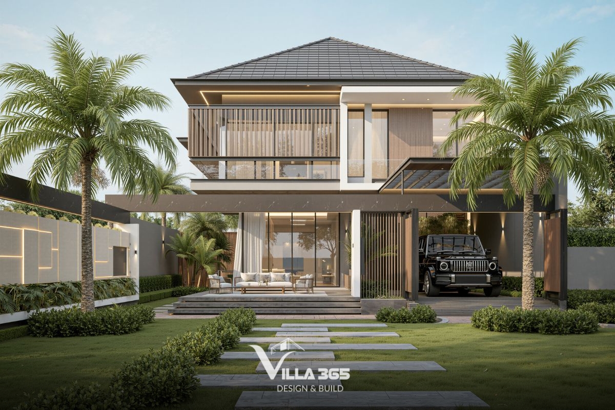 Biệt thự nhà vườn đang là phong cách được tìm kiếm nhiều nhất khi thi công biệt thự quận Thủ Đức cho những gia đình yêu thiên nhiên và không gian sống thoáng đãng