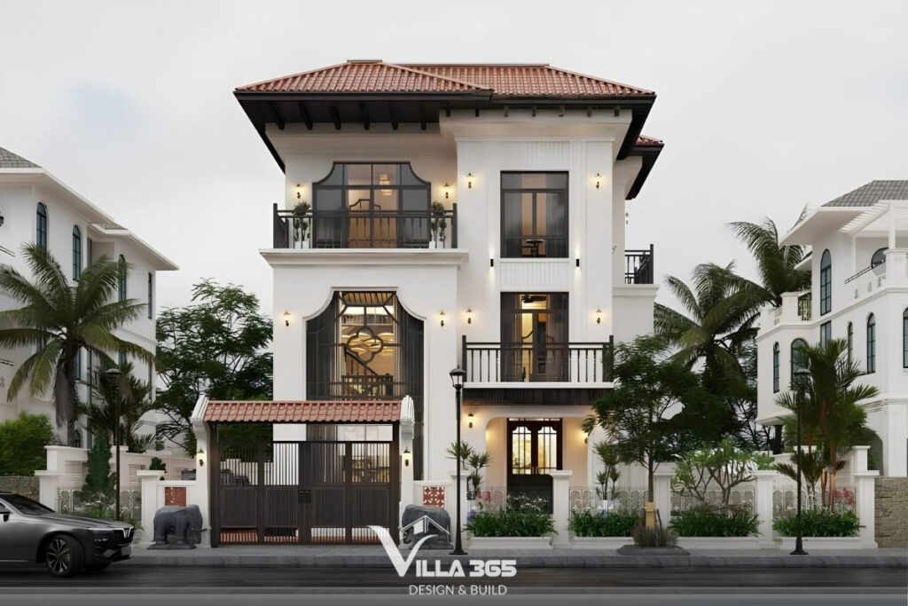 Biệt thự 3 tầng indochine