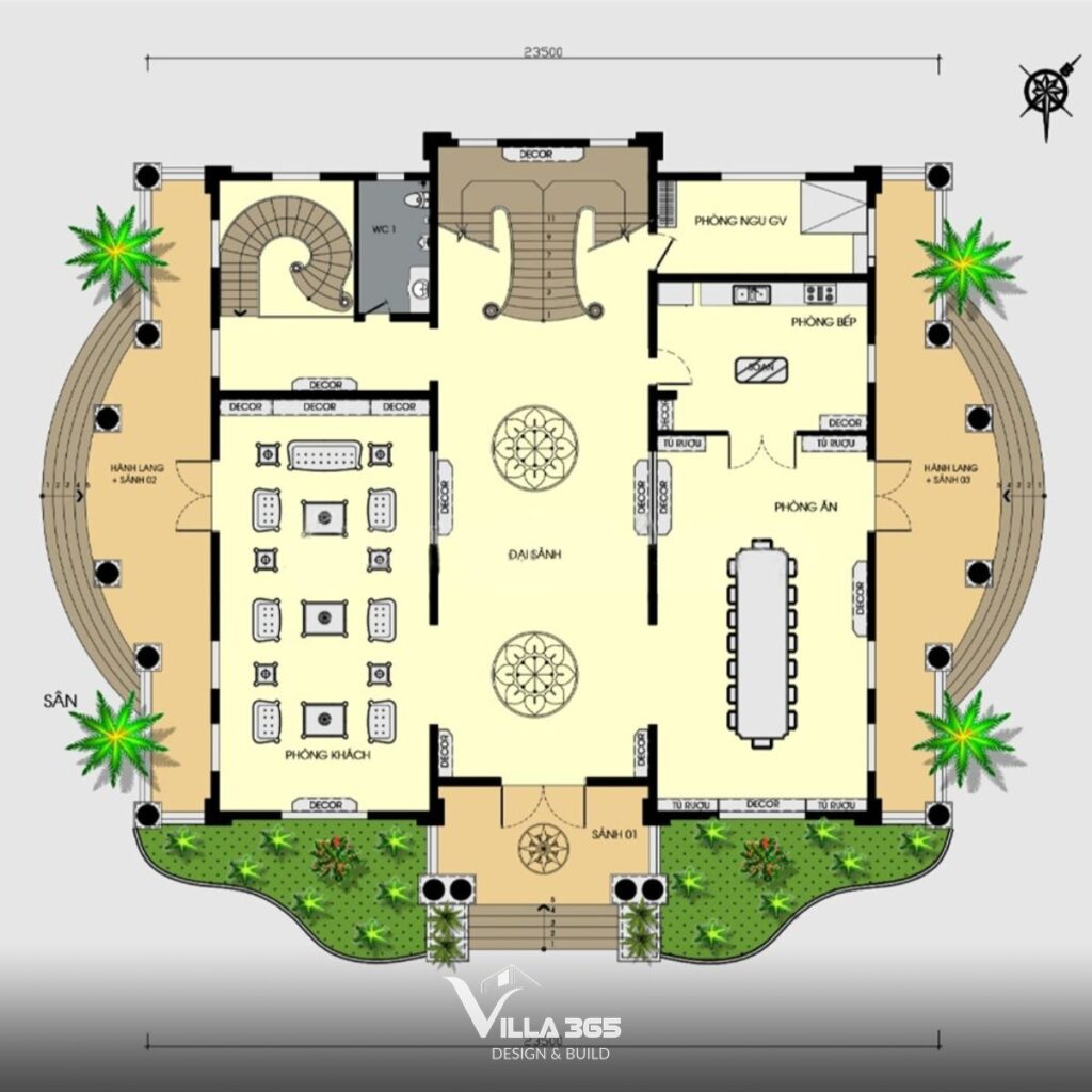 Mẫu biệt thự cổ điển 05