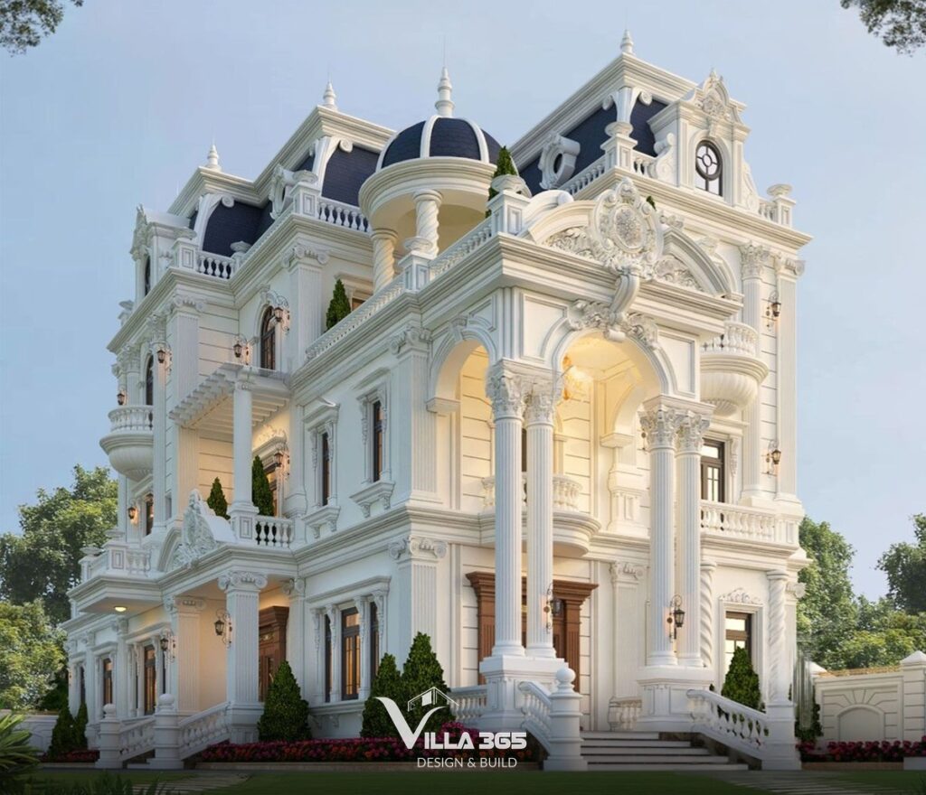 Mẫu biệt thự cổ điển 08