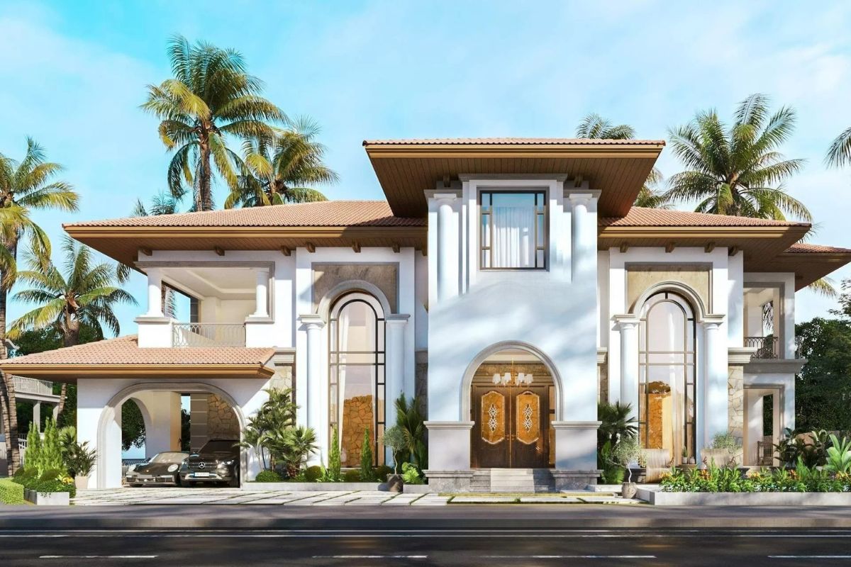 Gam màu sáng giúp công trình nổi bật hơn (Ảnh: Sưu tầm)