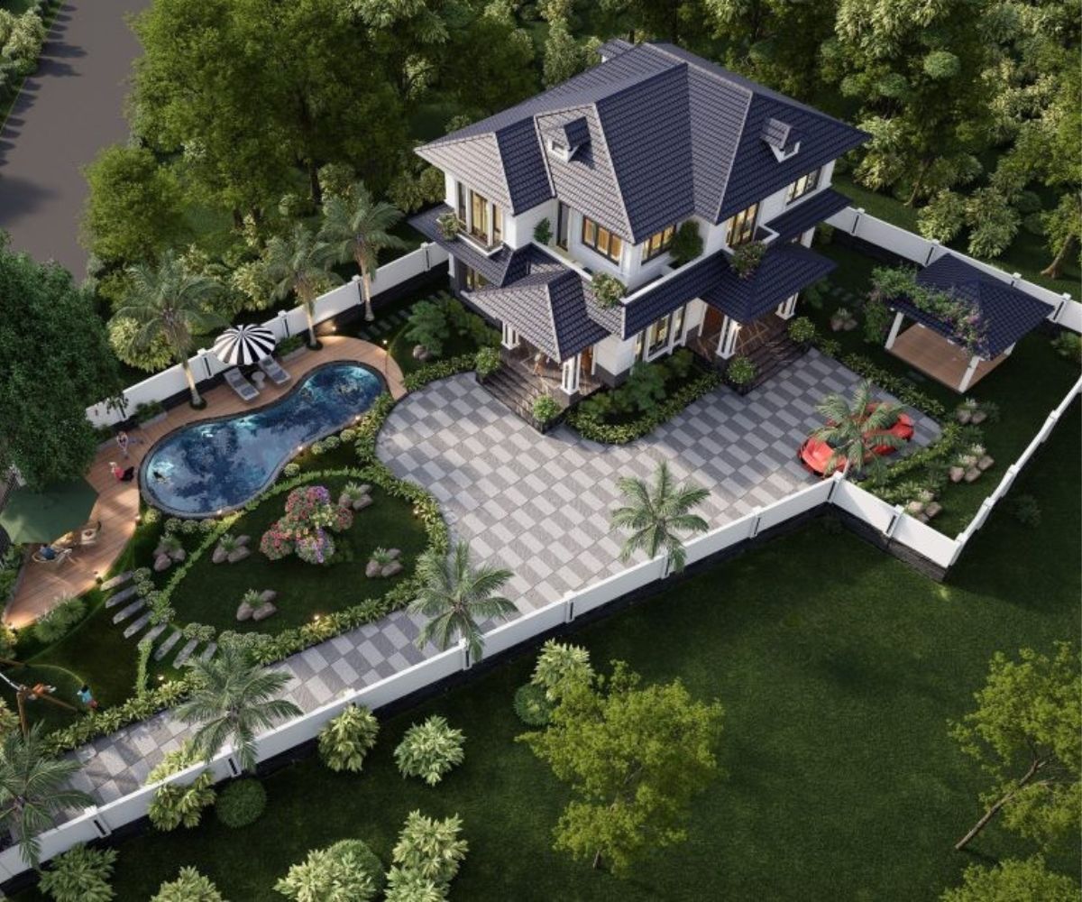 Không gian tích hợp hợp cây xanh đem lại cảm giác mát mẻ, thư thái (Ảnh: Sưu tầm)