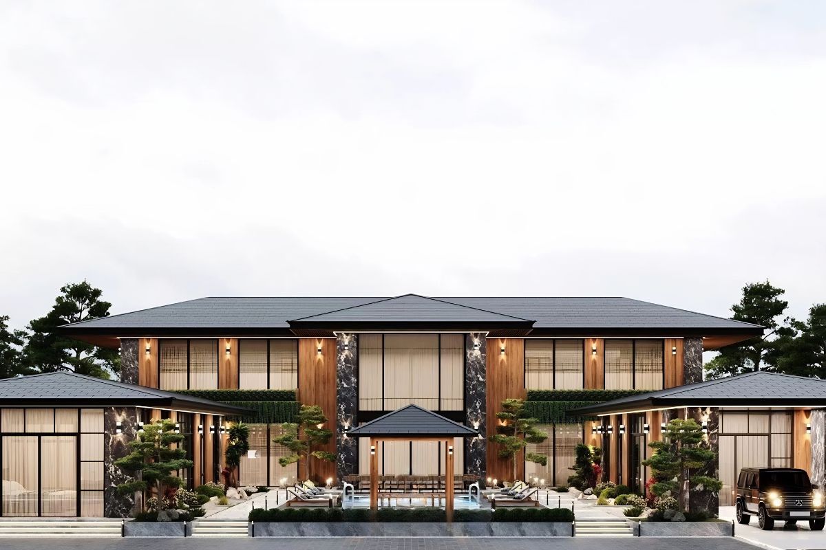 Hồ bơi tạo sự khác biệt cho công trình (Ảnh: Sưu tầm)