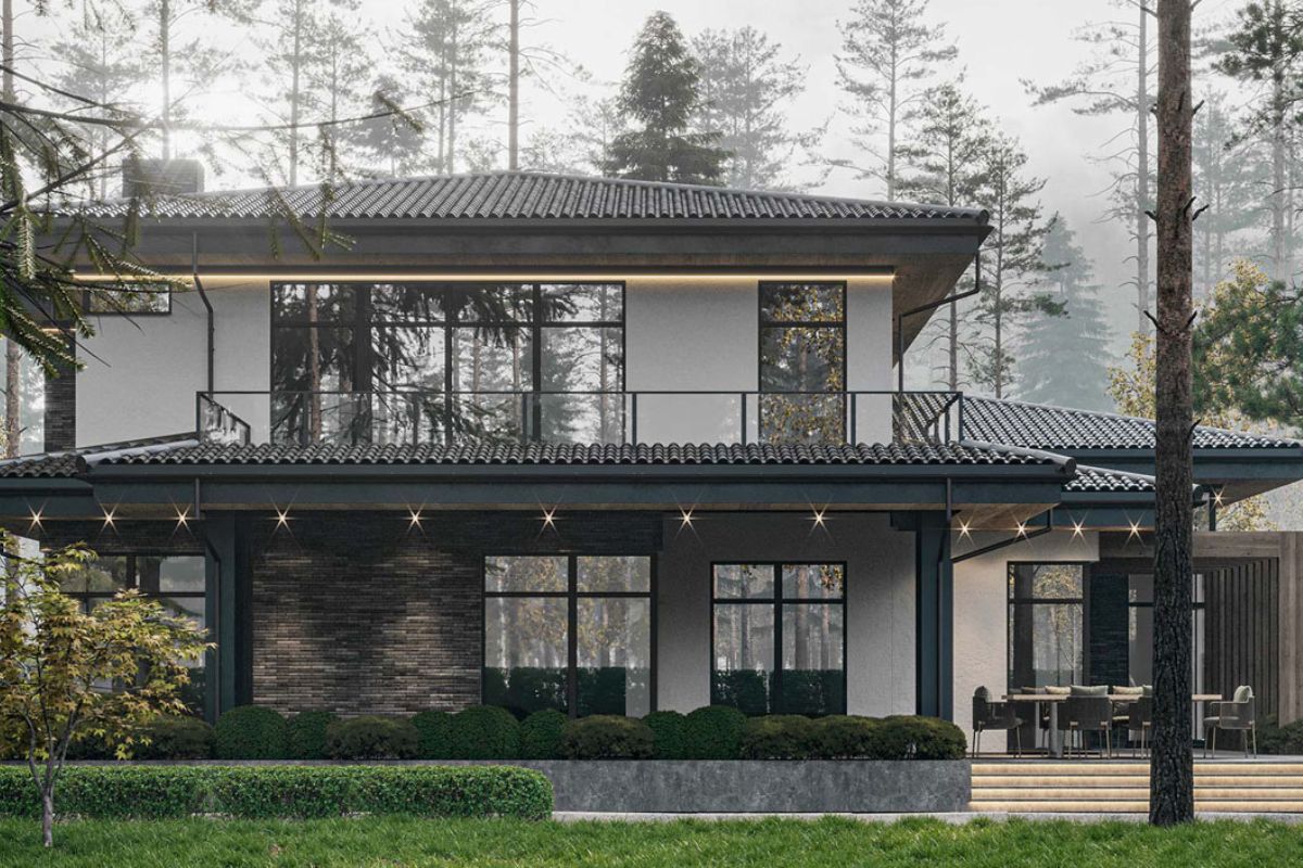 Biệt thự được thiết kế gần gũi thiên nhiên xanh mát (Ảnh: Sưu tầm)