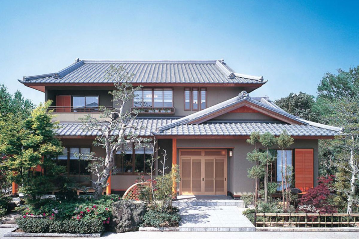 Biệt thự 2 tầng mái Nhật là lựa chọn lý tưởng cho không gian sống hiện đại (Ảnh: Sưu tầm)