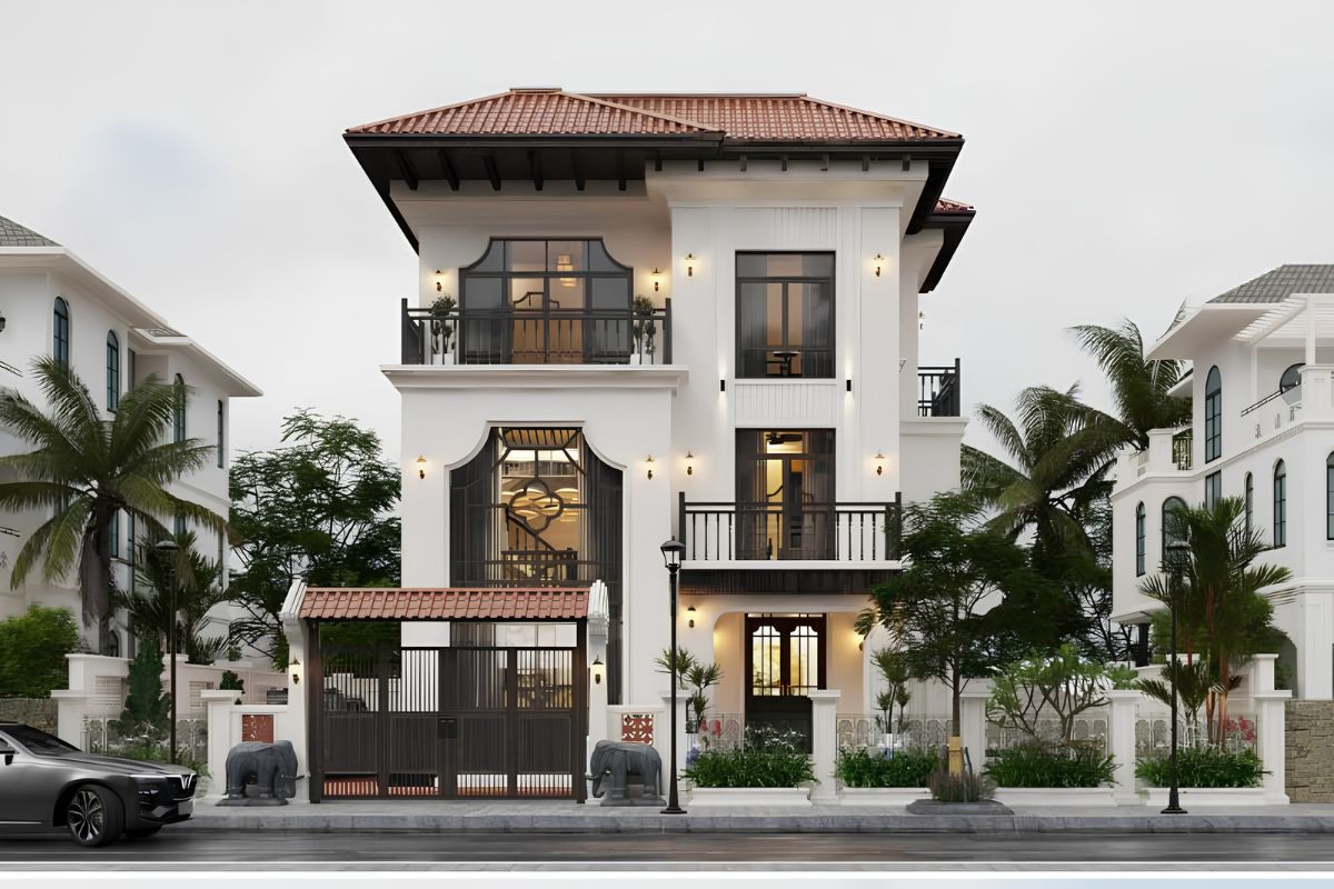 Thiết kế biệt thự Indochine có giá linh hoạt theo mức độ cá nhân hóa và phong cách (Ảnh: Sưu tầm)