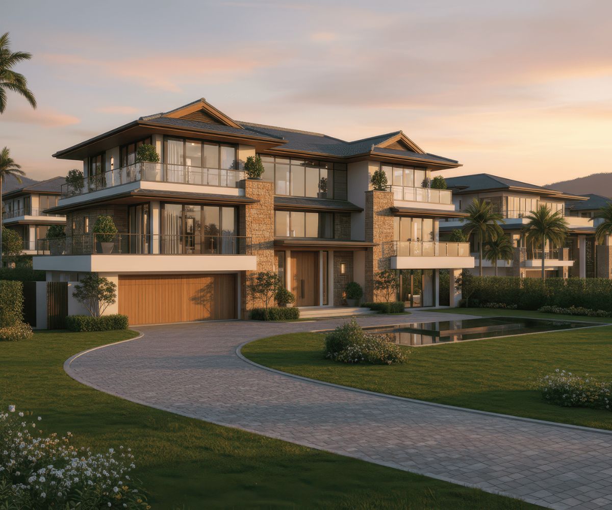 Không gian lớn giúp nhà mái Nhật 3 tầng tích hợp nhiều tiện ích (Ảnh: Sưu tầm)