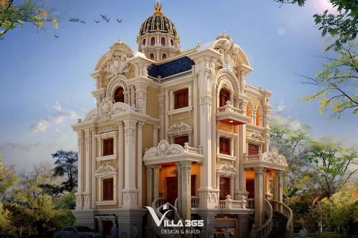 Biệt Thự 4 Tầng Cổ Điển