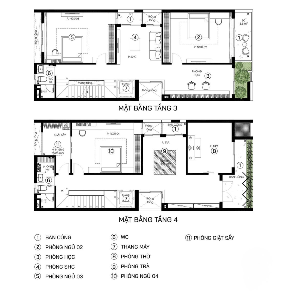 Mẫu biệt thự 4 tầng hiện đại phân tầng rõ ràng, đảm bảo riêng tư và nâng cao chất lượng sống (Ảnh: Sưu tầm)