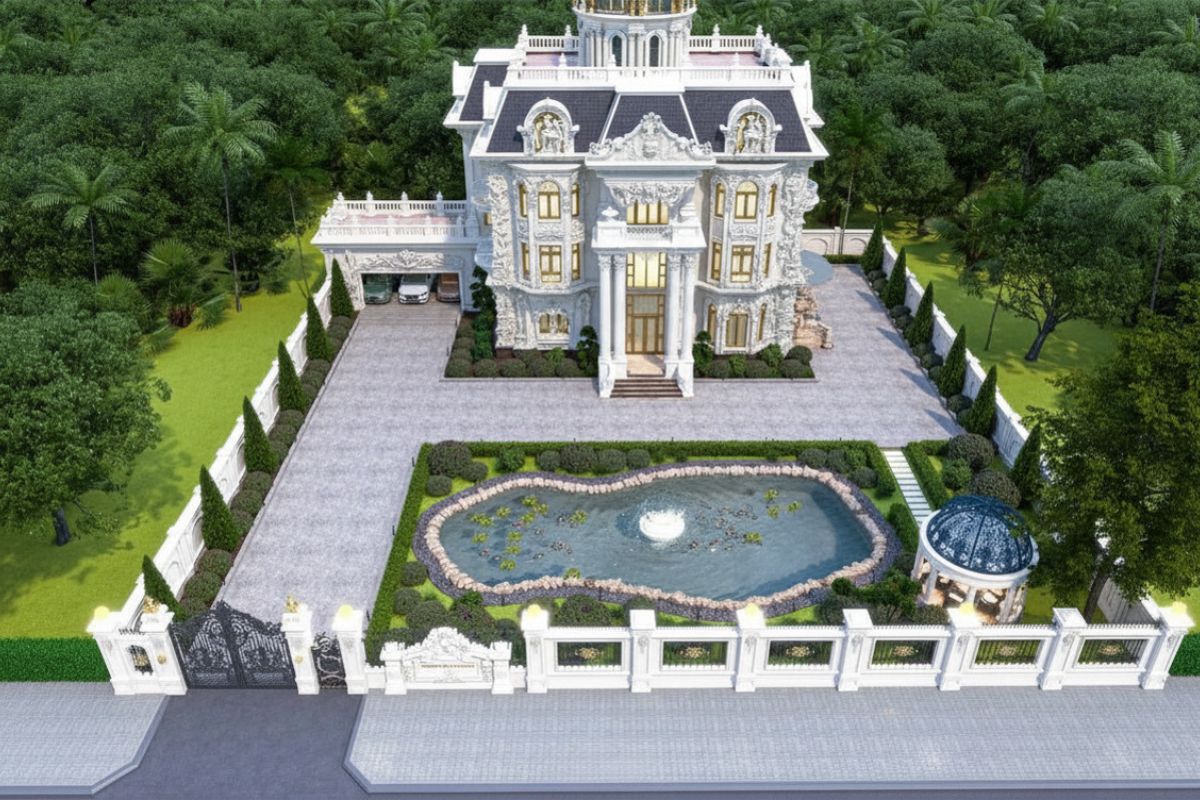 Sự kết hợp giữa kiến trúc cổ điển và cảnh quan tạo nên tổng thể hài hòa, đẳng cấp (Ảnh: Sưu tầm)