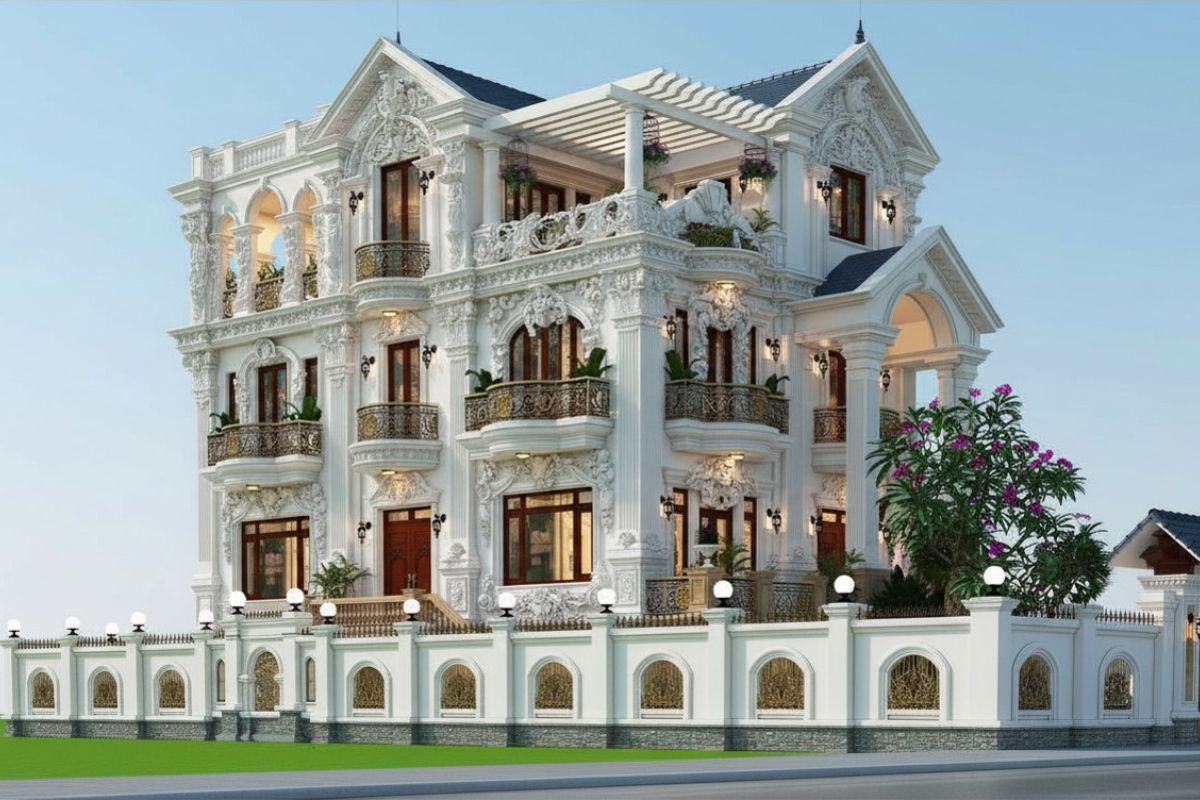 Kiến trúc sư quyết định chất lượng thiết kế biệt thự cổ điển 4 tầng  (Ảnh: Sưu tầm)