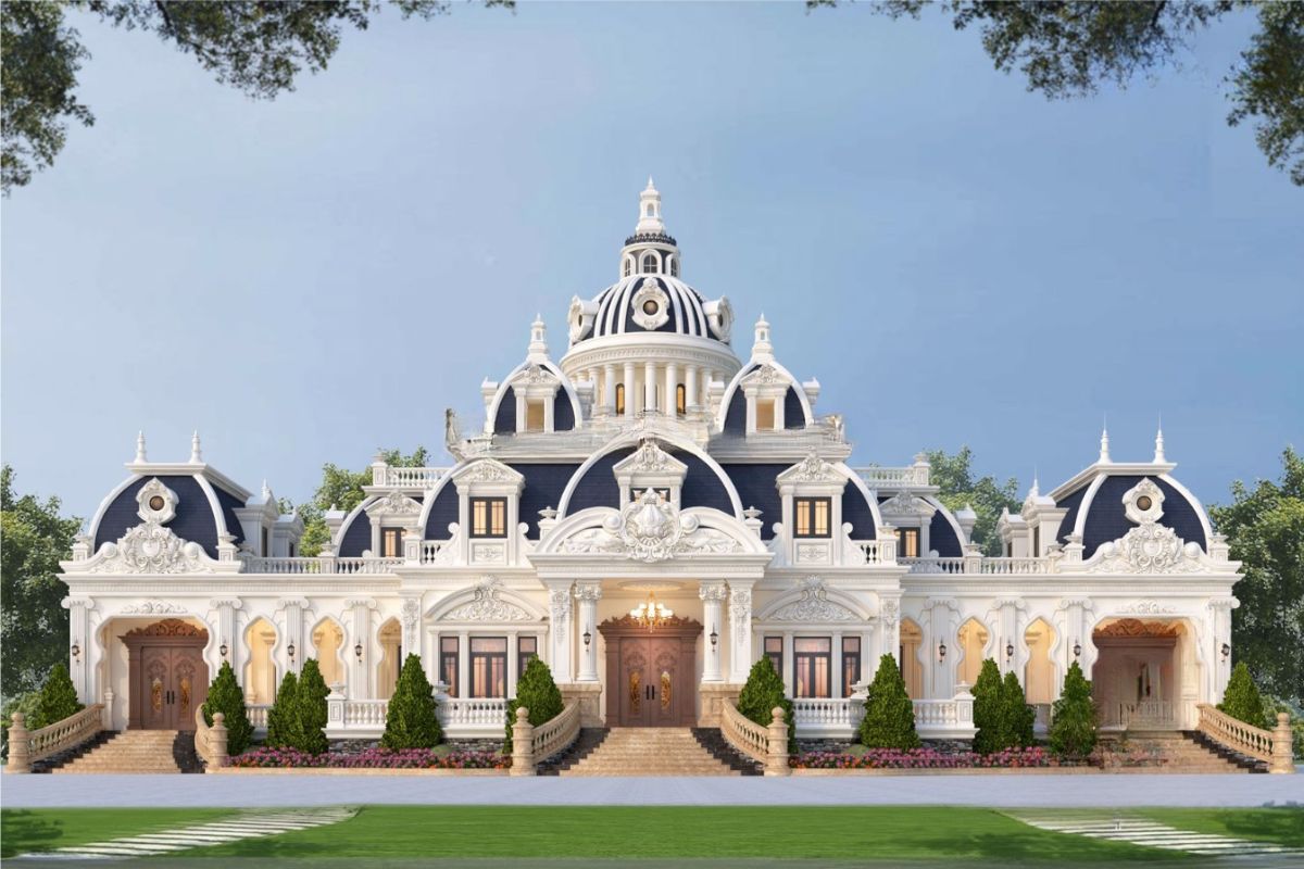 Biệt thự nhà vườn cổ điển 1 tầng – nơi mọi tiện nghi được gói gọn trên một mặt bằng, tối ưu di chuyển và kết nối gia đình (Ảnh: Sưu tầm)