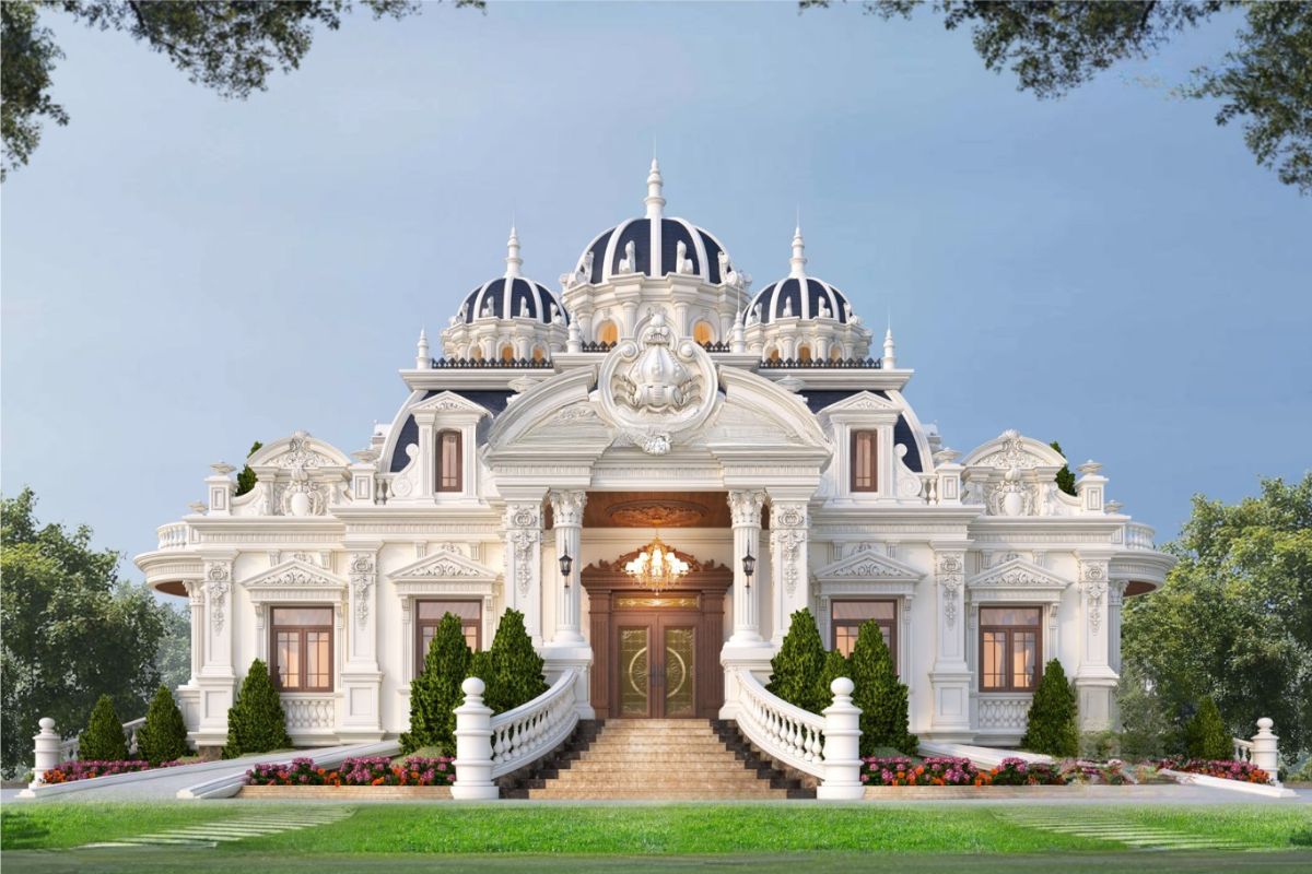 Sân vườn rộng mở, hồ nước và lối dạo bộ hòa quyện cùng kiến trúc tạo nên chuẩn sống nghỉ dưỡng ngay tại nhà (Ảnh: Sưu tầm)