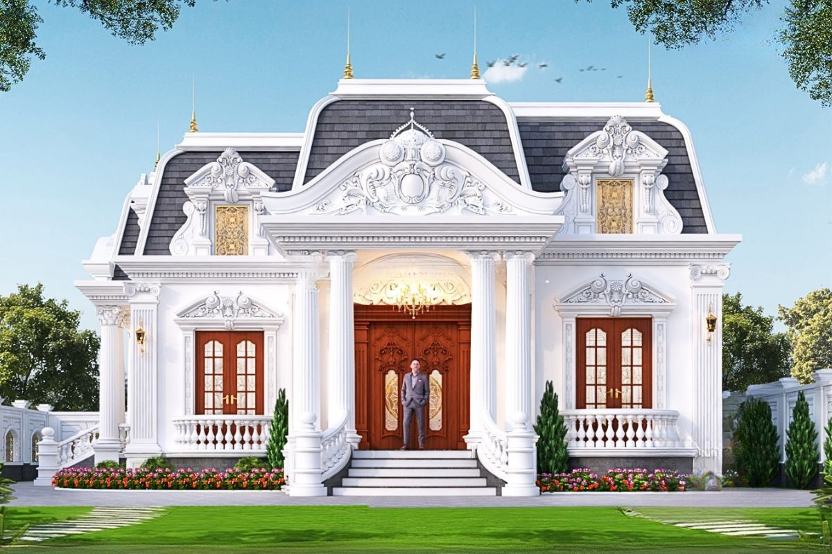 Sở hữu mẫu biệt thự cổ điển nhà vườn là cách khẳng định phong cách sống đẳng cấp và bền vững theo thời gian (Ảnh: Sưu tầm)