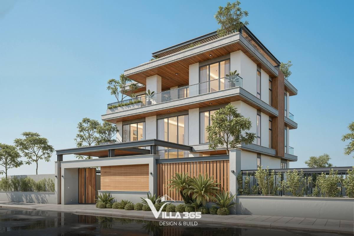 Công trình thể hiện rõ tư duy thiết kế thích ứng khí hậu Đà Lạt thông qua hệ mái dốc và lớp hiên sâu