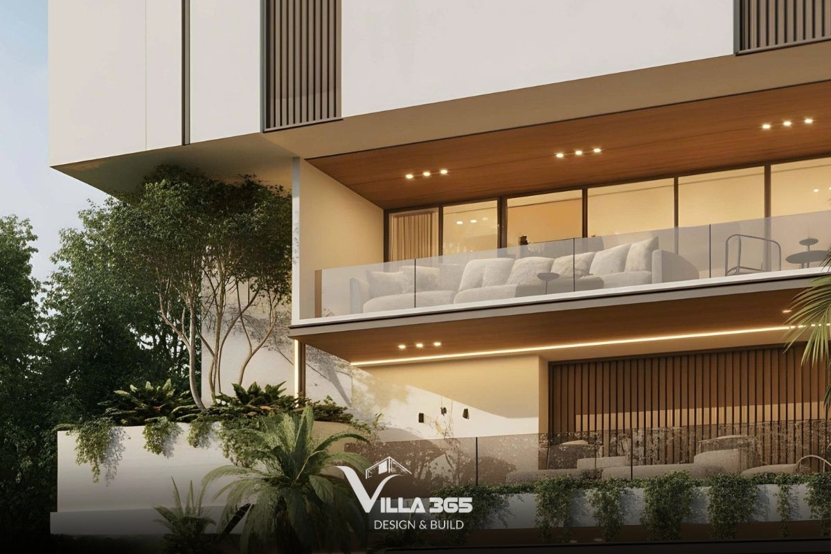 Mặt bằng tổ chức theo trục hành lang liên kết, tạo dòng chảy không gian liên tục và linh hoạt