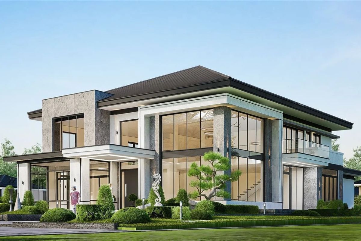 Thiết kế biệt thự nhà vườn ưu tiên không gian mở và kết nối thiên nhiên (Ảnh: Sưu tầm)