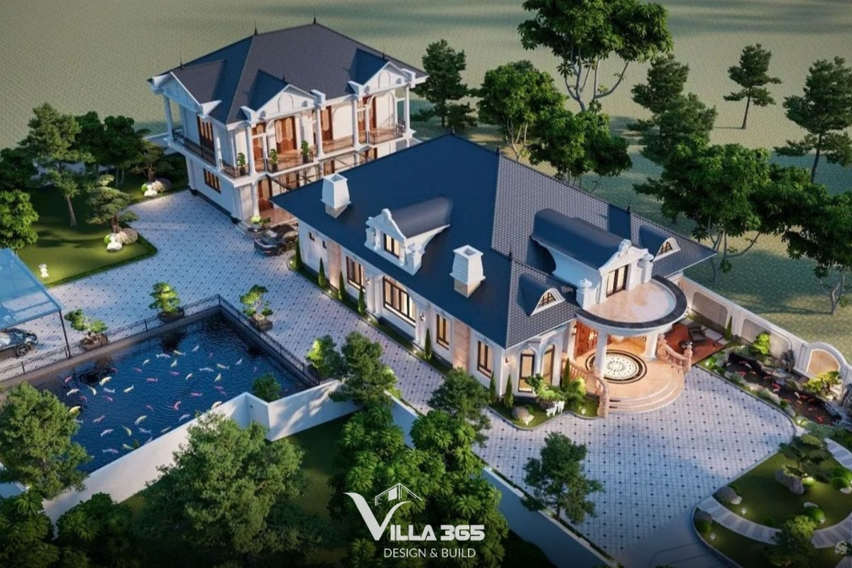 Nhà vườn sở hữu phân khu tiện ích ngoài trời khoa học, tiện nghi 