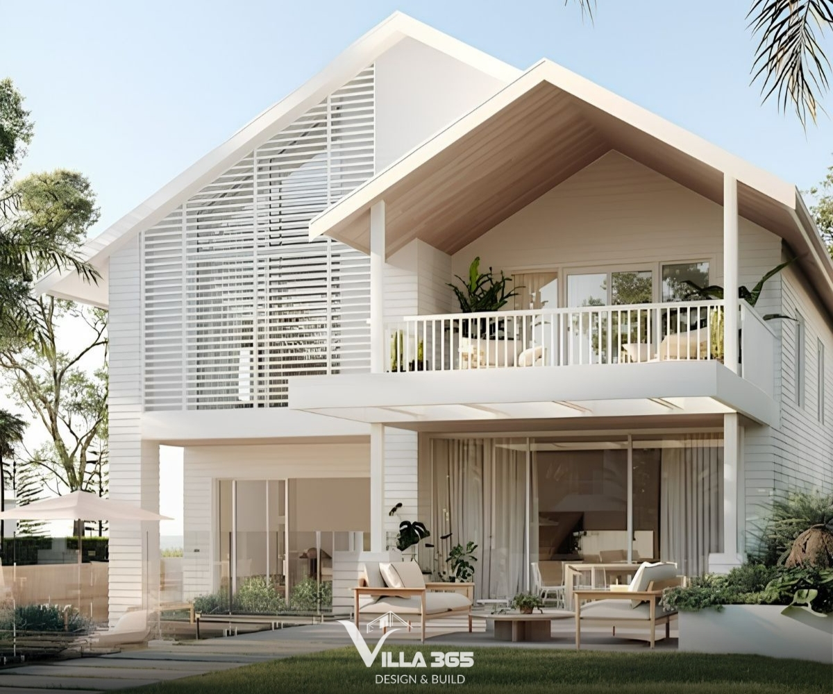 Biệt thự mái Thái thoáng mát quanh năm, tối ưu công năng 