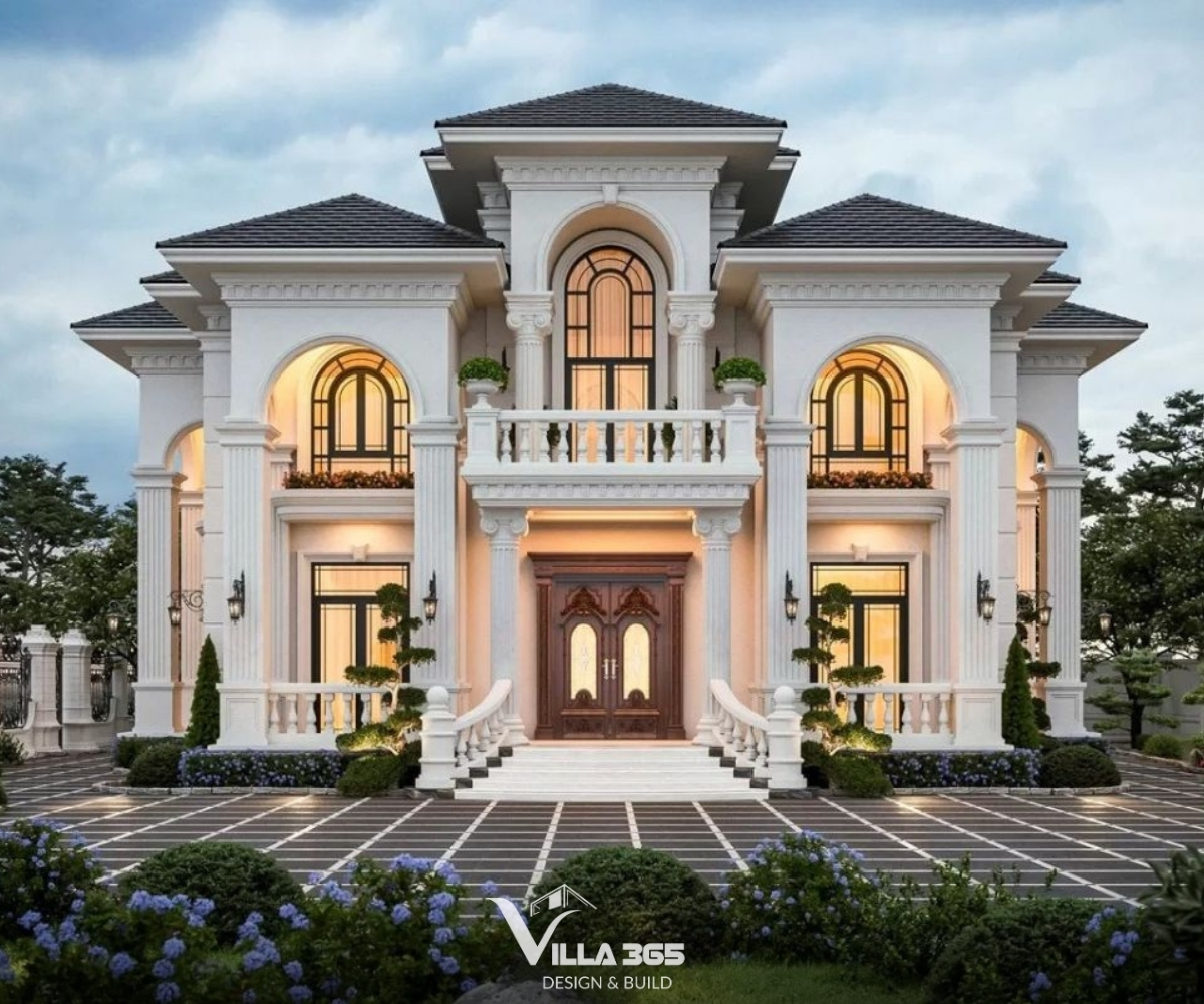 Nhà vườn thiết kế tiểu cảnh nhiều lớp mang lại chiều sâu cảnh quan 