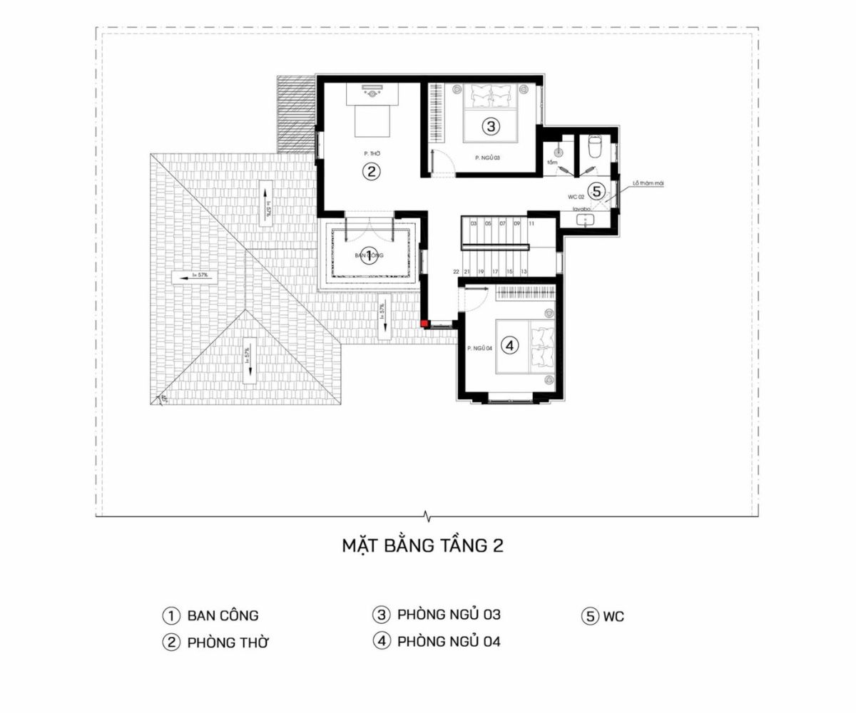 Thiết kế biệt thự nhà vườn 2 tầng đảm bảo riêng tư và tiện nghi (Ảnh: Sưu tầm)