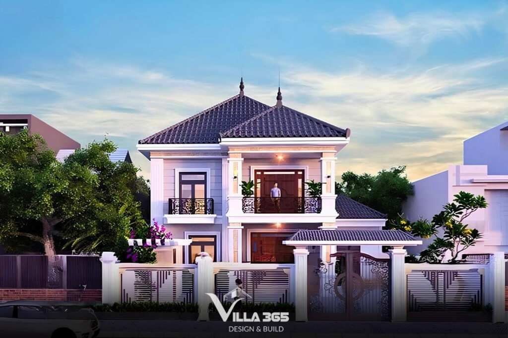 Mẫu biệt thự tân cổ điển 2 tầng 1 tỷ