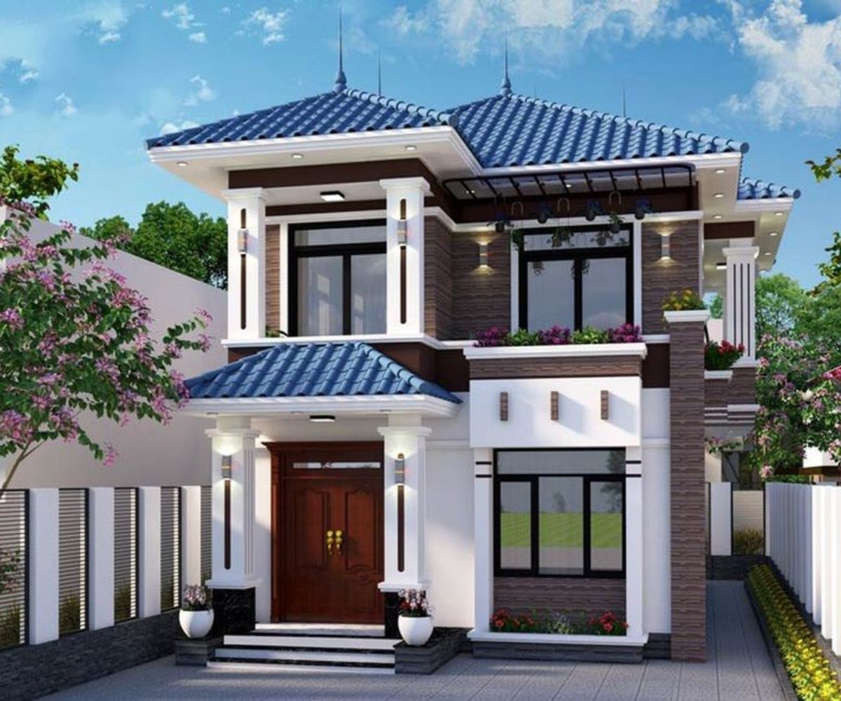 Đây là xu hướng mới trong thiết kế biệt thự 1 tỷ hiện nay (Ảnh: Sưu tầm)